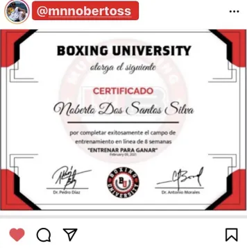 Certifications online Mundo Boxing